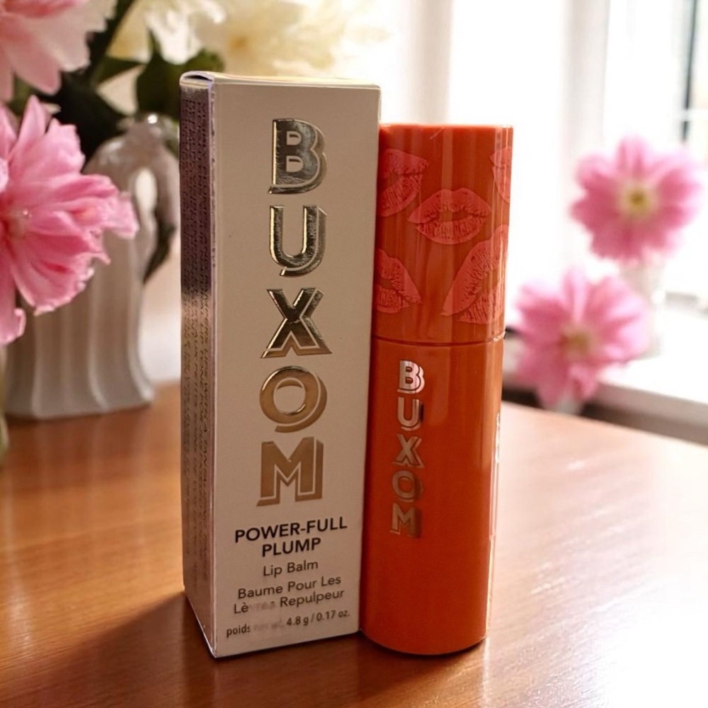 💎 Buxom Power-full Plump Lip Balm in Color First Crush Full-Size New In Box